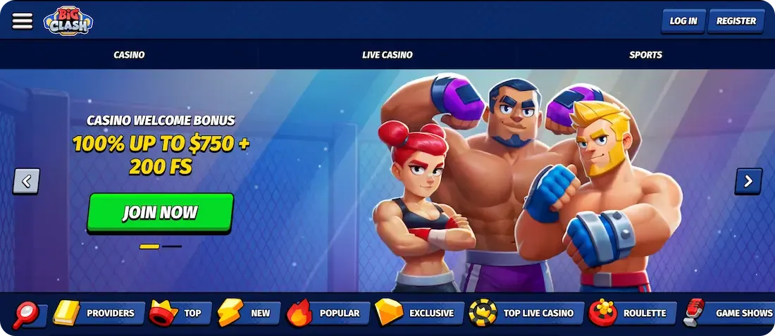 bigclash casino site