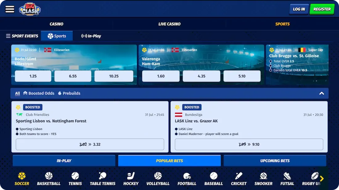 bigclash casino sport